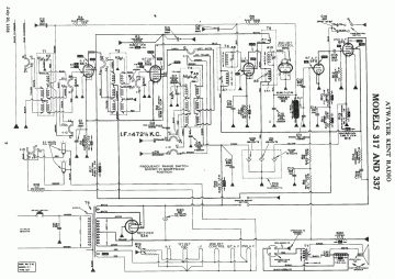 Atwater Kent 317 schematic circuit diagram